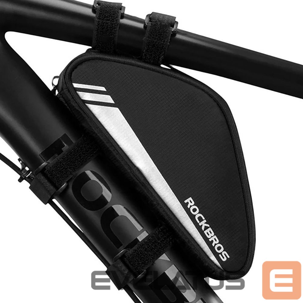 Kitas produktas Rockbros Rockbros B55-BK bicycle bag for frame 0.7 l - black