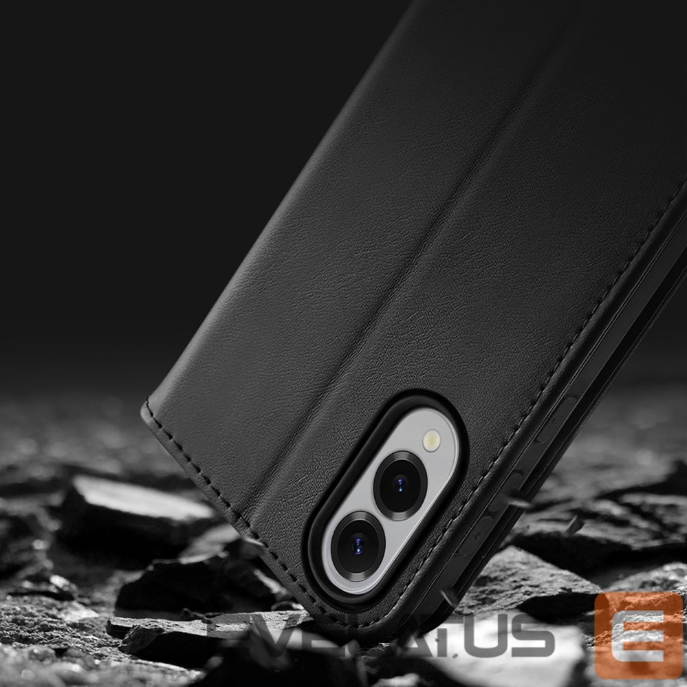 Nugarėlės dėklai Dux Ducis Dux Ducis Hivo Samsung Galaxy S25 Edge Case with Flip and RFID Protection - Black