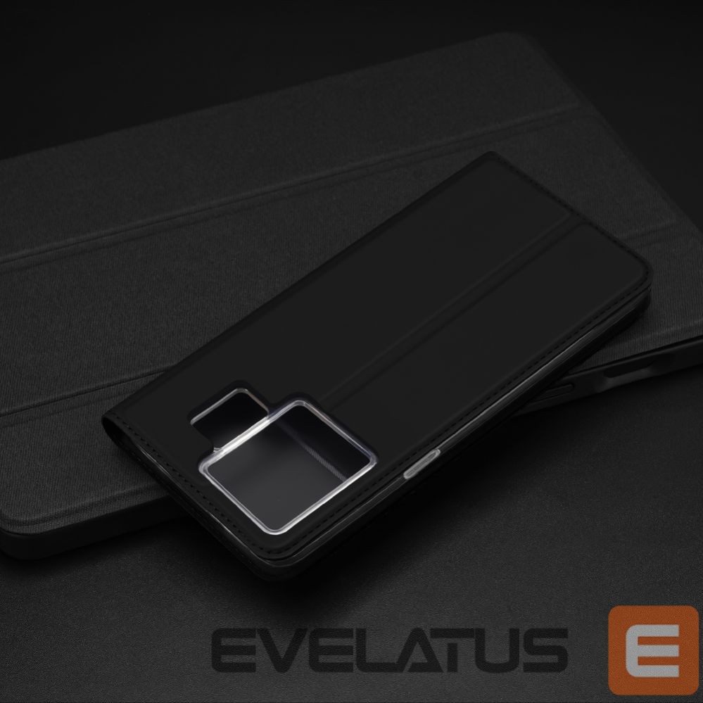 Nugarėlės dėklai Dux Ducis Dux Ducis Skin Pro Case For Realme GT Neo 5 / Realme GT3 Flip Cover Card Wallet Stand Black