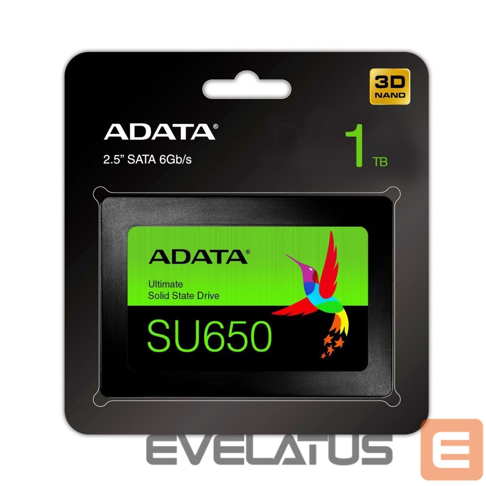 Kietasis diskas SDD ADATA Ultimate SU650 1TB, SATA