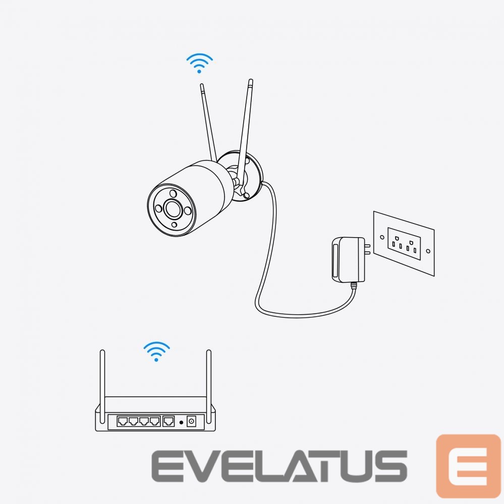 Internetinė kamera Reolink WiFi Camera W320 Bullet 5 MP Fixed IP67 H.264 Micro SD, Max. 256 GB