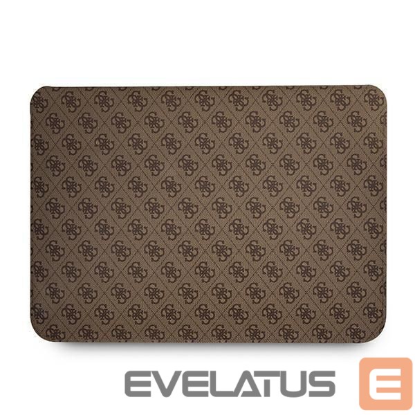 Krepšiai ir portfeliai Guess Guess 4G Big Logo case for a 13" laptop - brown
