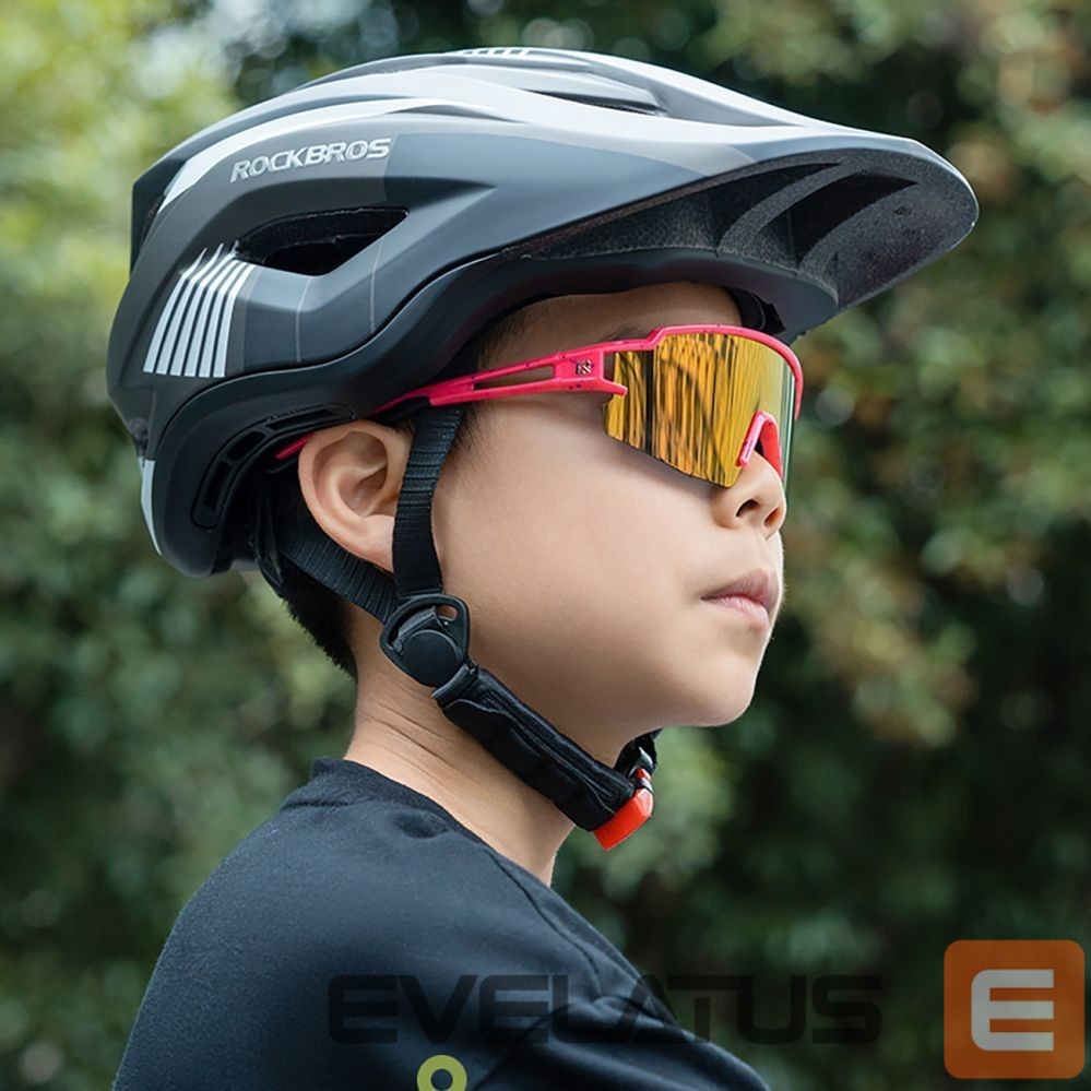Kitos prekės Rockbros Rockbros Kids Cycling Glasses, Polarized, UV Protection, Children's - White