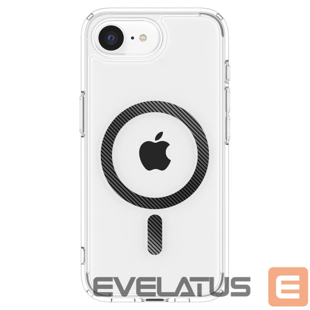 Nugarėlės dėklai Spigen Spigen Ultra Hybrid MagSafe iPhone 16e Carbon Fiber Case - Clear
