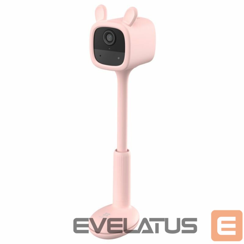 Vaizdo kamera EZVIZ BM1 Rabit Indoor Battery-powered magnetic Baby Smart HD Monitor with screw fixation Pink
