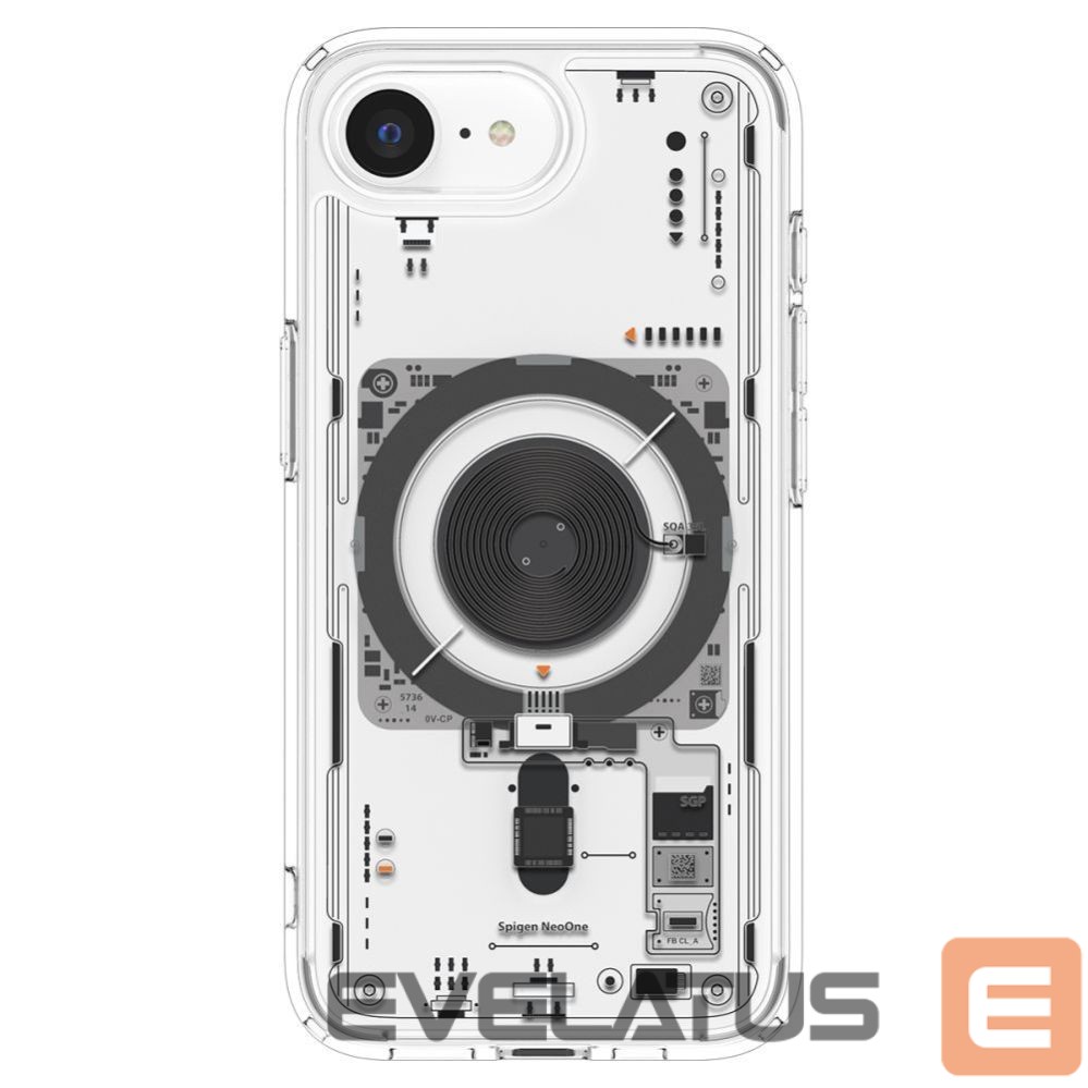Nugarėlės dėklai Spigen Spigen Ultra Hybrid MagSafe Case for iPhone 16e Neo One - Clear