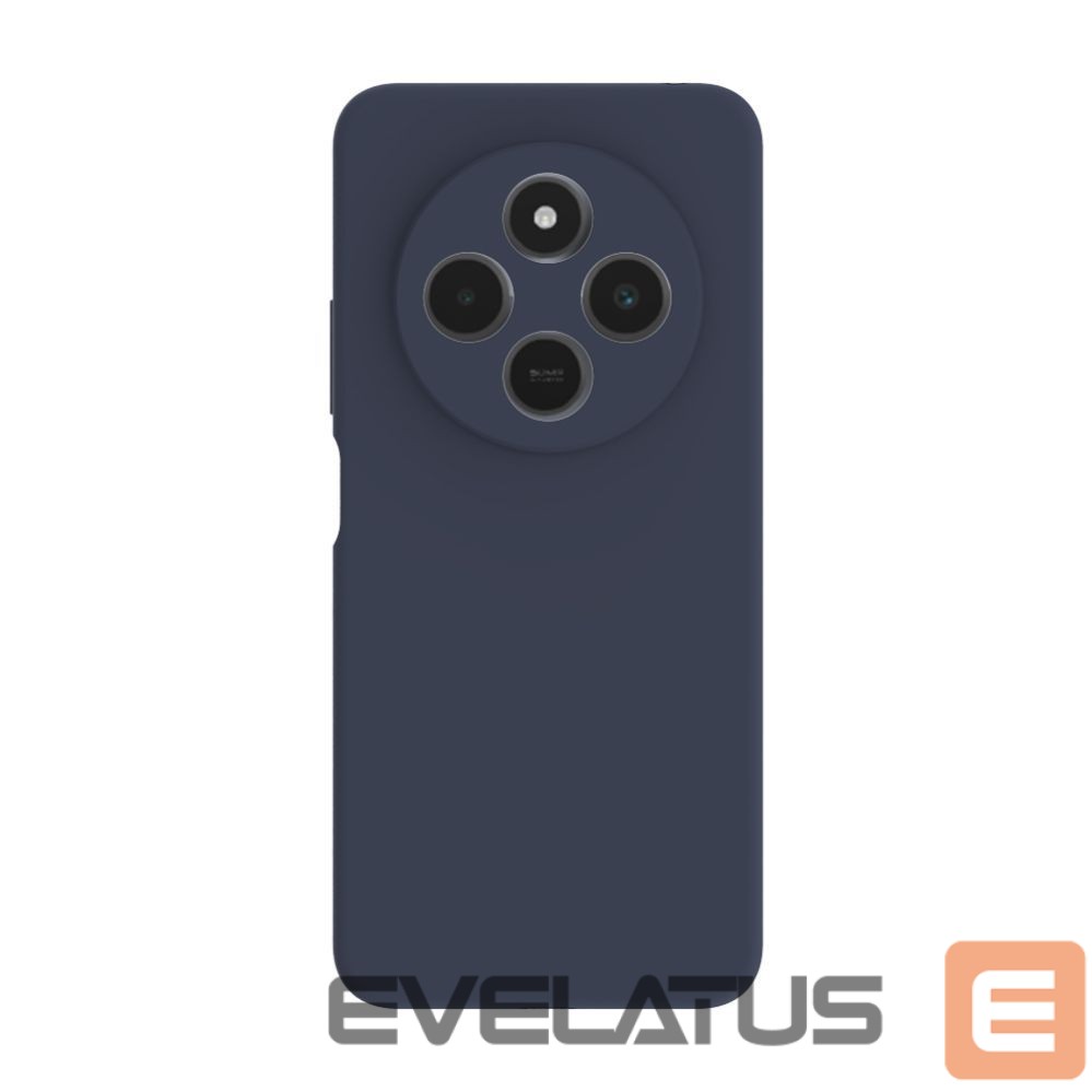 Nugarėlės dėklai Evelatus Xiaomi Redmi 14C 4G/5G Premium Magnetic Soft Touch Silicone Case Dark Blue