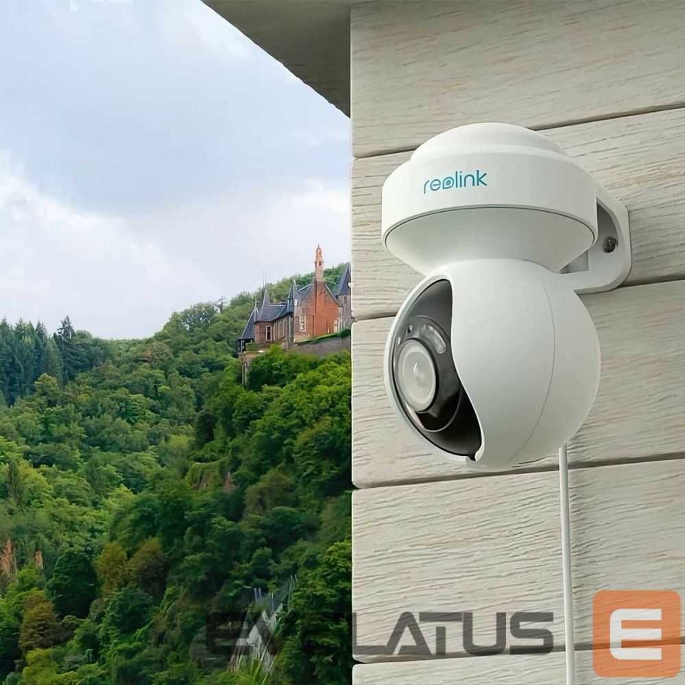 Internetinė kamera Reolink Smart WiFi Camera with Motion Spotlights E Series E540 PTZ 5 MP 2.8-8/F1.6 IP65 H.264 Micro SD, Max. 256 GB