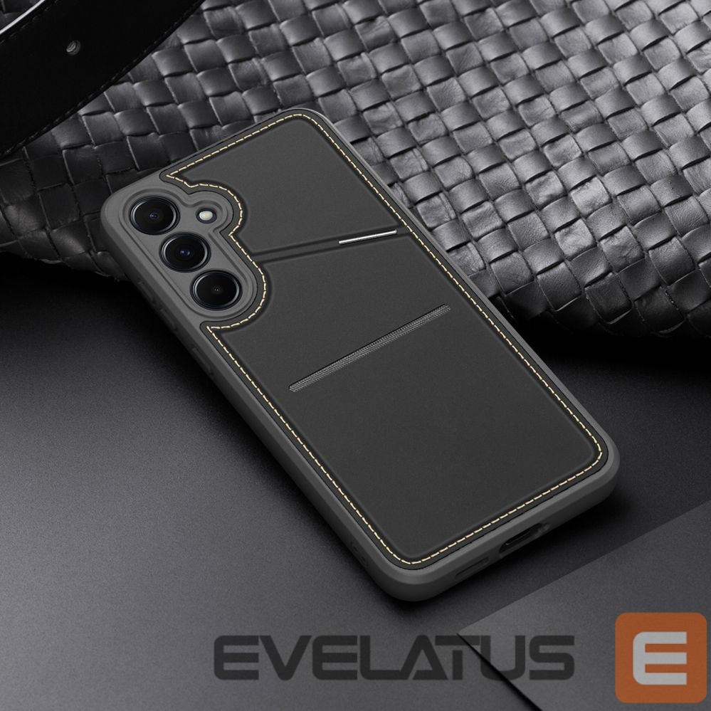 Nugarėlės dėklai Dux Ducis Dux Ducis Rafi II Case for Samsung Galaxy S25+ with Stand and Wallet - Black
