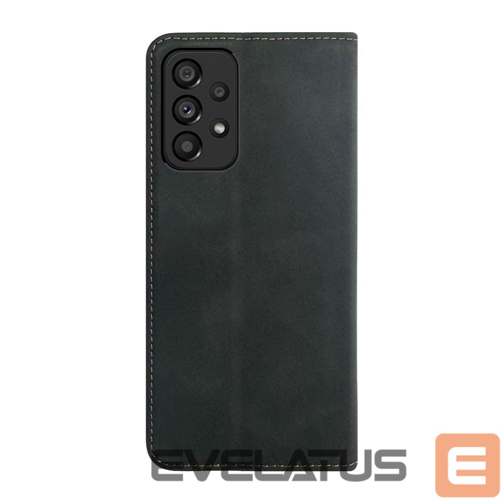 Knygos tipo dėklas dėklai Evelatus Samsung Galaxy A33 Book Case Folio Black