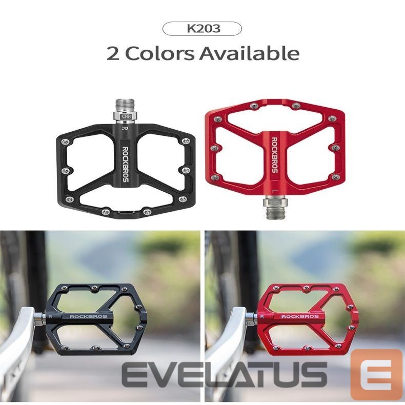 Dviračio priedas Rockbros Rockbros K203-BK bicycle pedal set - black