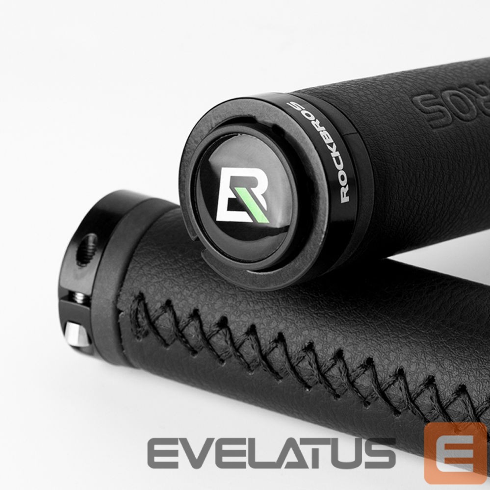 Dviračio priedas Rockbros Rockbros 40210003001 microfiber bicycle handlebar grips - black