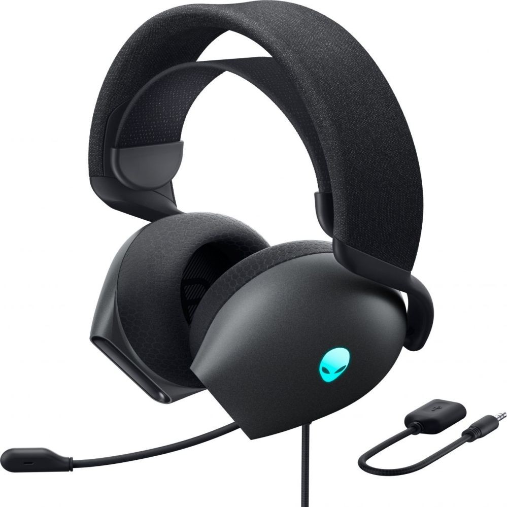 Belaidės ausinės Dell Alienware Wired Gaming Headset - AW520H (Dark Side of the Moon)