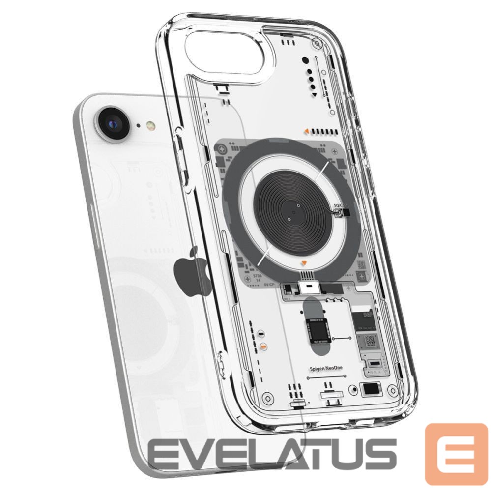 Nugarėlės dėklai Spigen Spigen Ultra Hybrid MagSafe Case for iPhone 16e Neo One - Clear