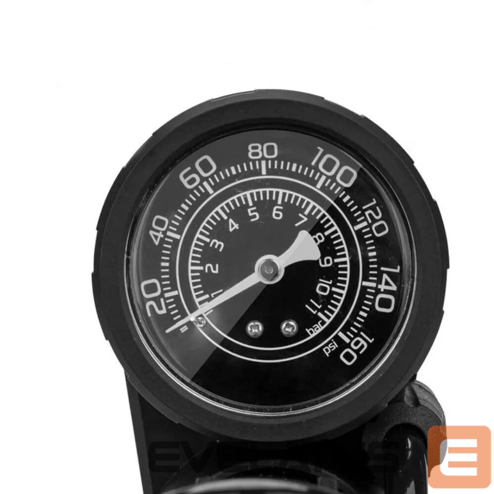 Dviračio priedas Rockbros Rockbros 42610002001 floor bicycle pump with pressure gauge - black