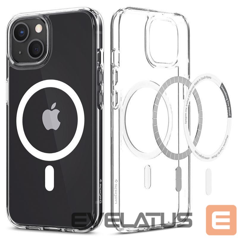 Nugarėlės dėklai Spigen Transparent || White