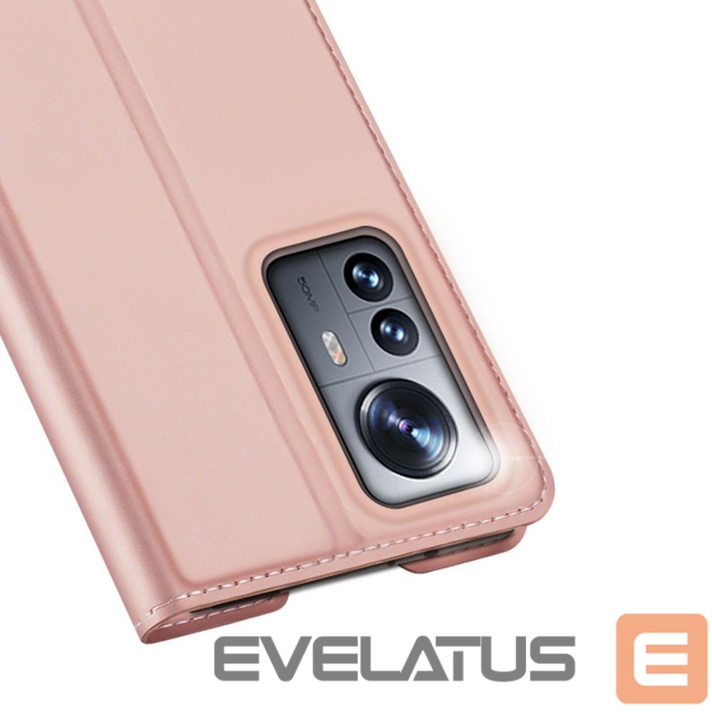 Nugarėlės dėklai Dux Ducis Dux Ducis Skin Pro Holster Cover Flip Cover for Xiaomi 12 Pro pink