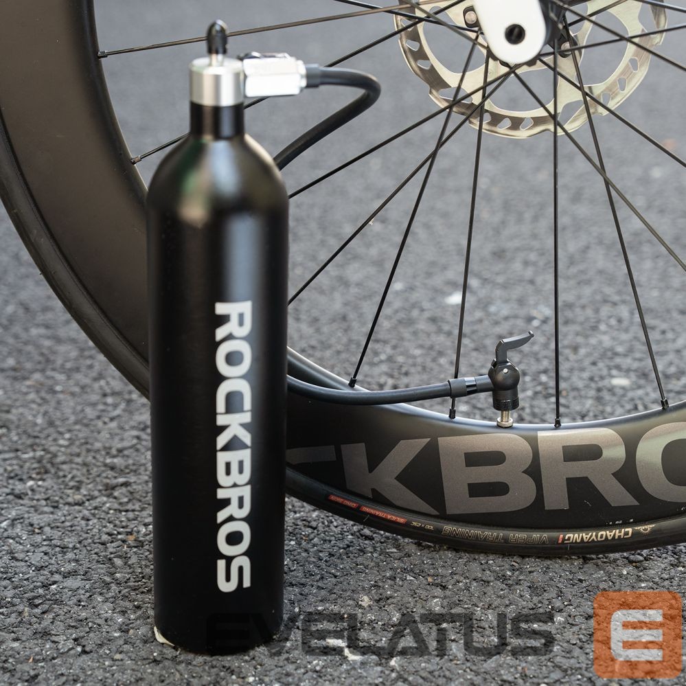 Kitos prekės Rockbros Rockbros Tubeless Tire Inflator 200 PSI 1.2l - Black