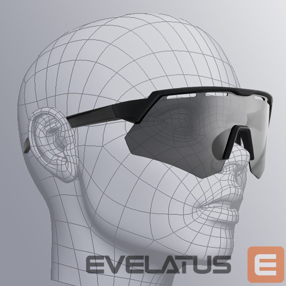 Kitos prekės Rockbros Rockbros Polarized Cycling Glasses with UV Protection and Corrective Insert - Gray