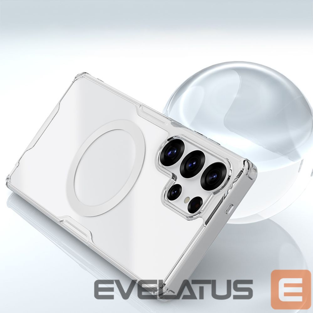 Nugarėlės dėklai Nillkin Nillkin Nature TPU Pro Magnetic Case with MagSafe for Samsung Galaxy S25 Ultra - White