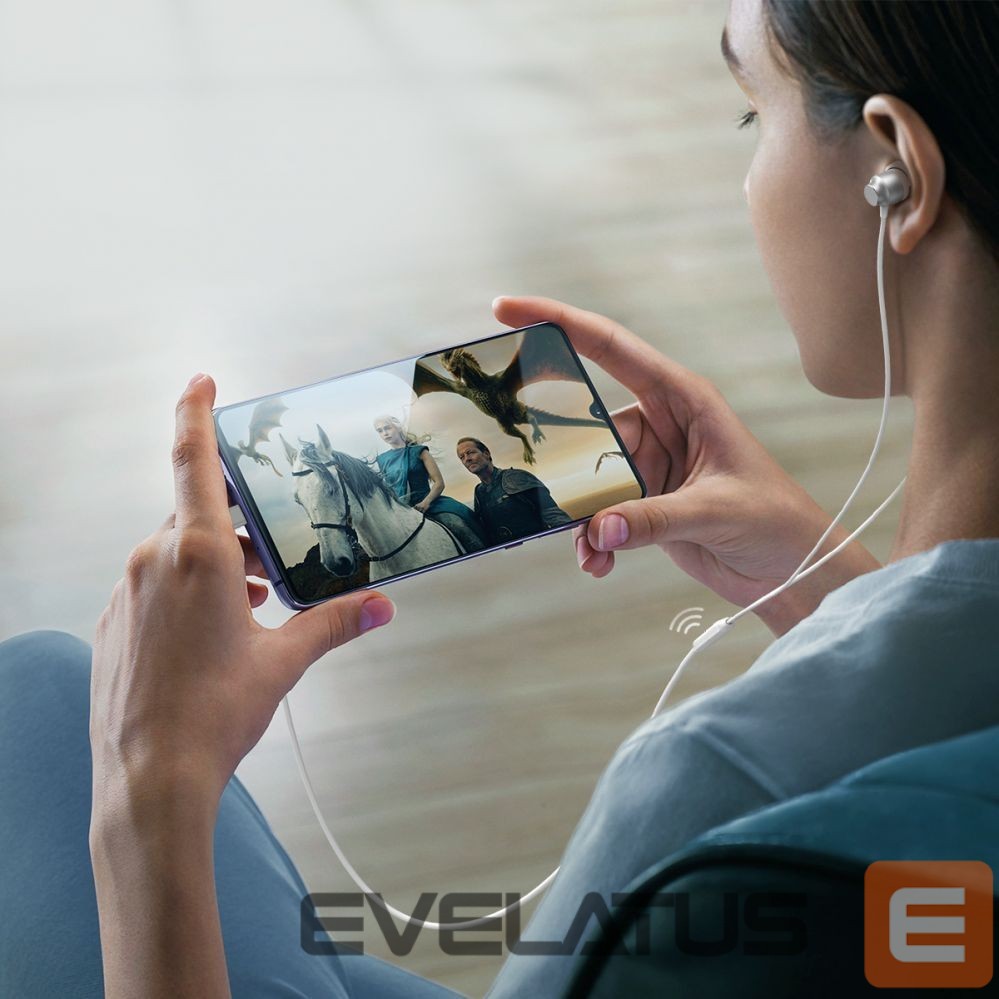 laidiniai garsiakalbiai Joyroom JR-EC06 In-Ear Metal Wired Earbuds 10mm Silver
