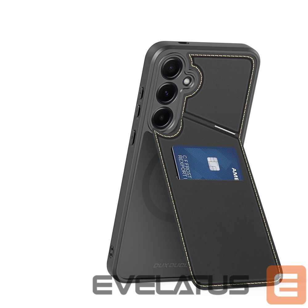 Nugarėlės dėklai Dux Ducis Dux Ducis Rafi II Case for Samsung Galaxy S25+ with Stand and Wallet - Black