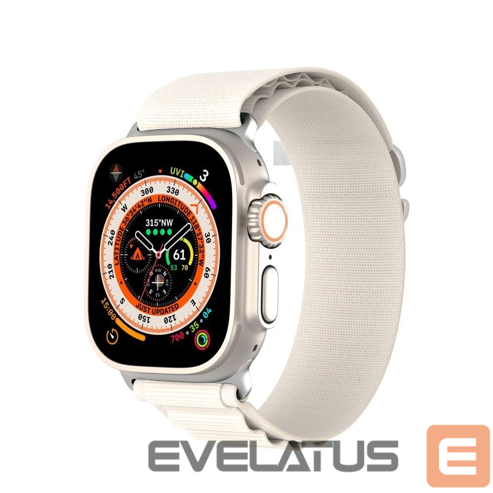 Dirželis Dux Ducis Apple Sport Buckle Strap for Apple Watch 42/44/45/46/49MM Starlight