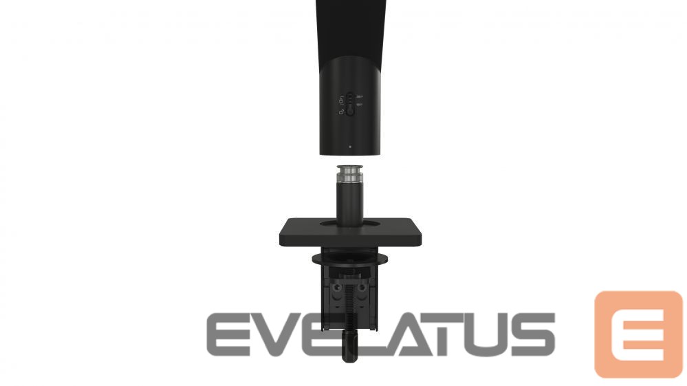 Televizoriaus laikiklis Dell Single Monitor Arm Desk Mount, MSA20, 19-38 ", Maximum weight (capacity) 10 kg, Black