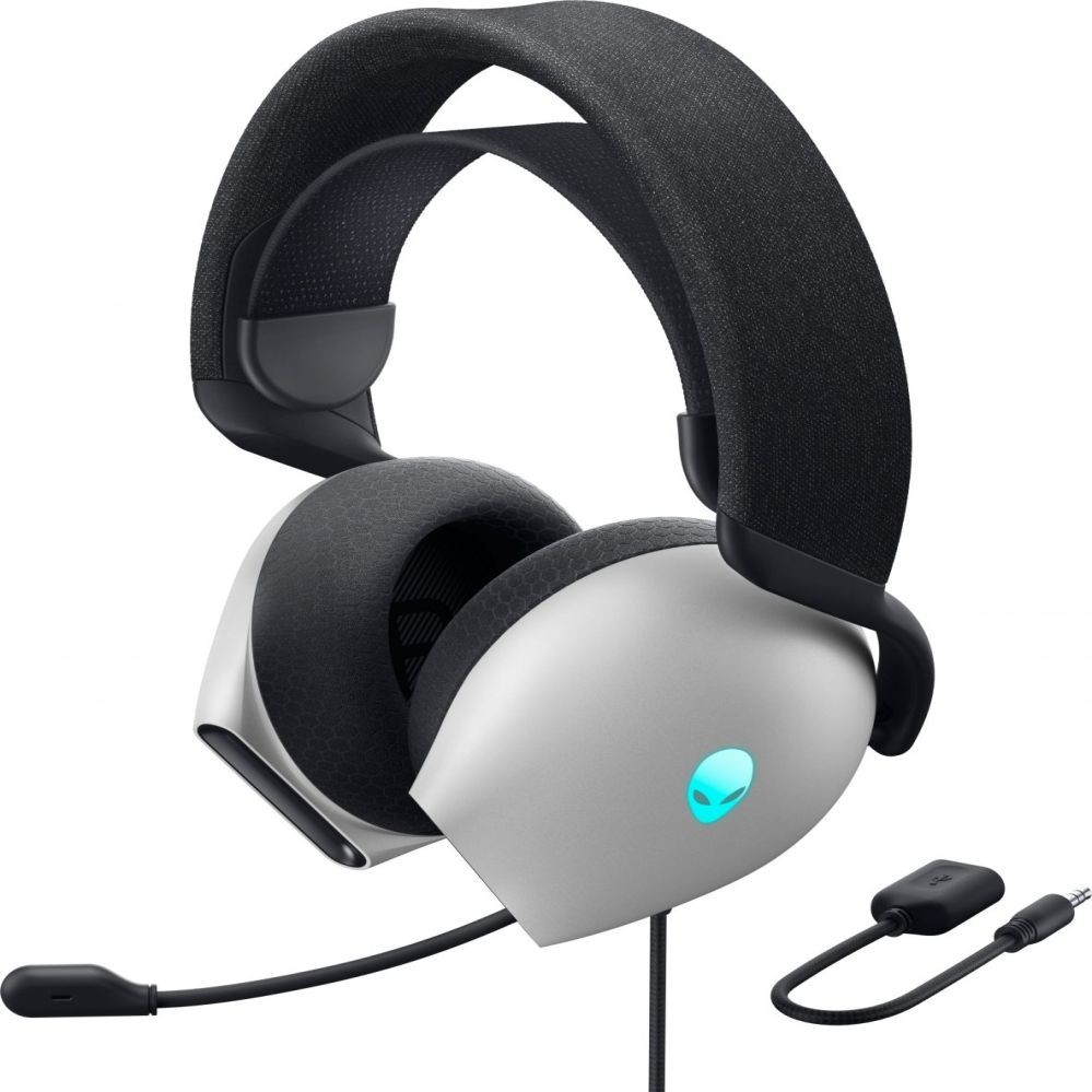 Belaidės ausinės Dell Alienware Wired Gaming Headset - AW520H (Lunar Light)
