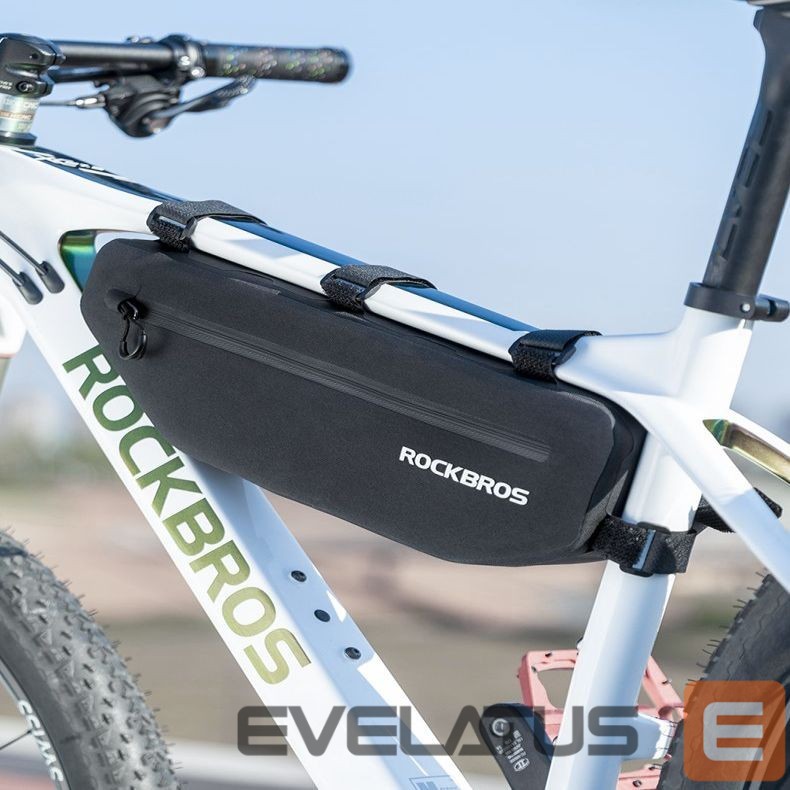Dviračio priedas Rockbros Rockbros AS-043 bicycle bag with Velcro 3l - black