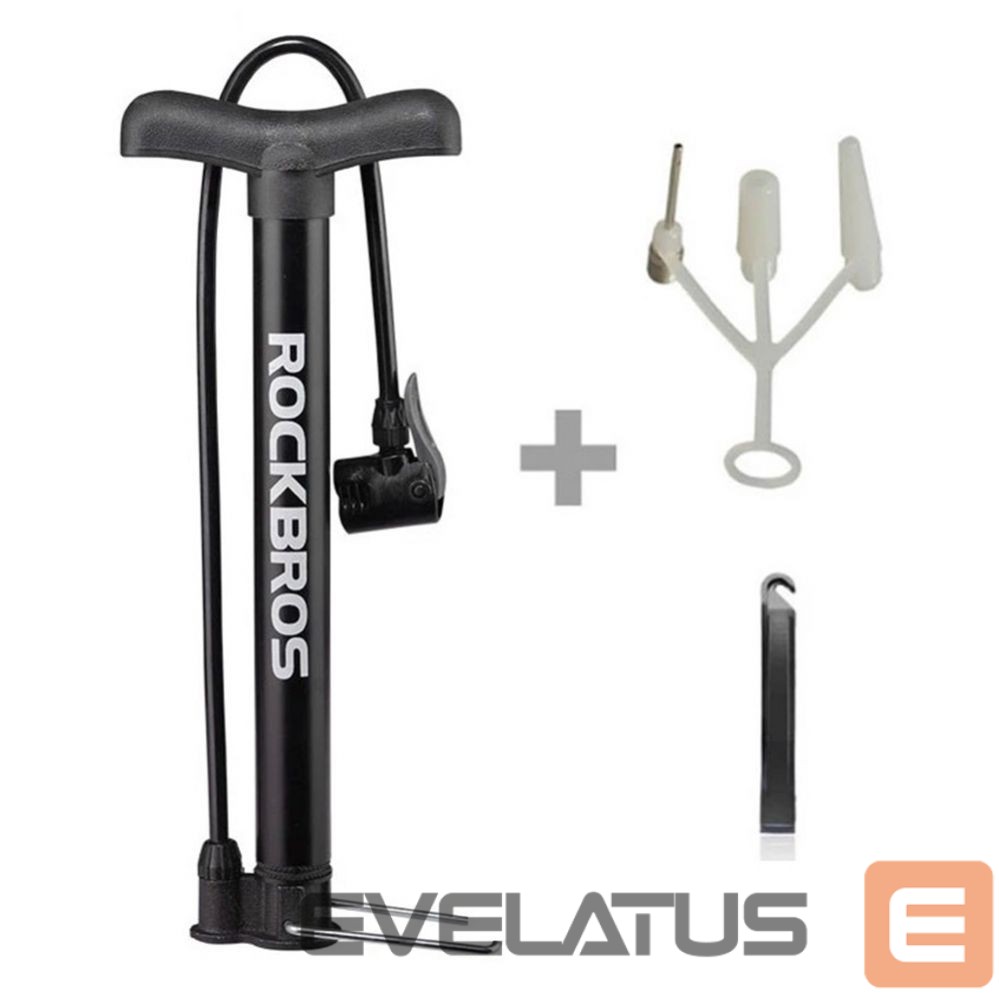 Dviračio priedas Rockbros Rockbros A320 floor bicycle pump - black