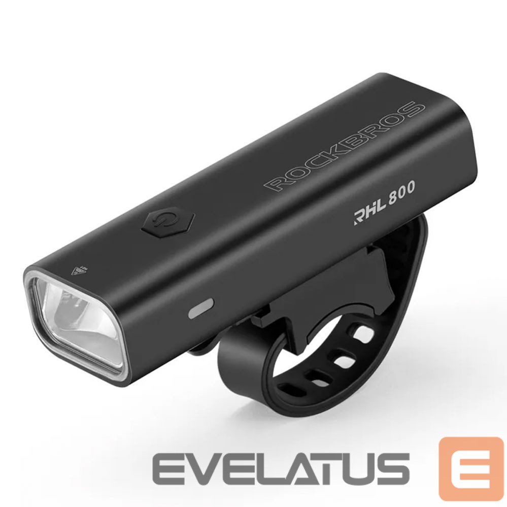 Dviračio priedas Rockbros Rockbros 24710012001 front bicycle light 800 lm + USB-C - USB-A cable - black