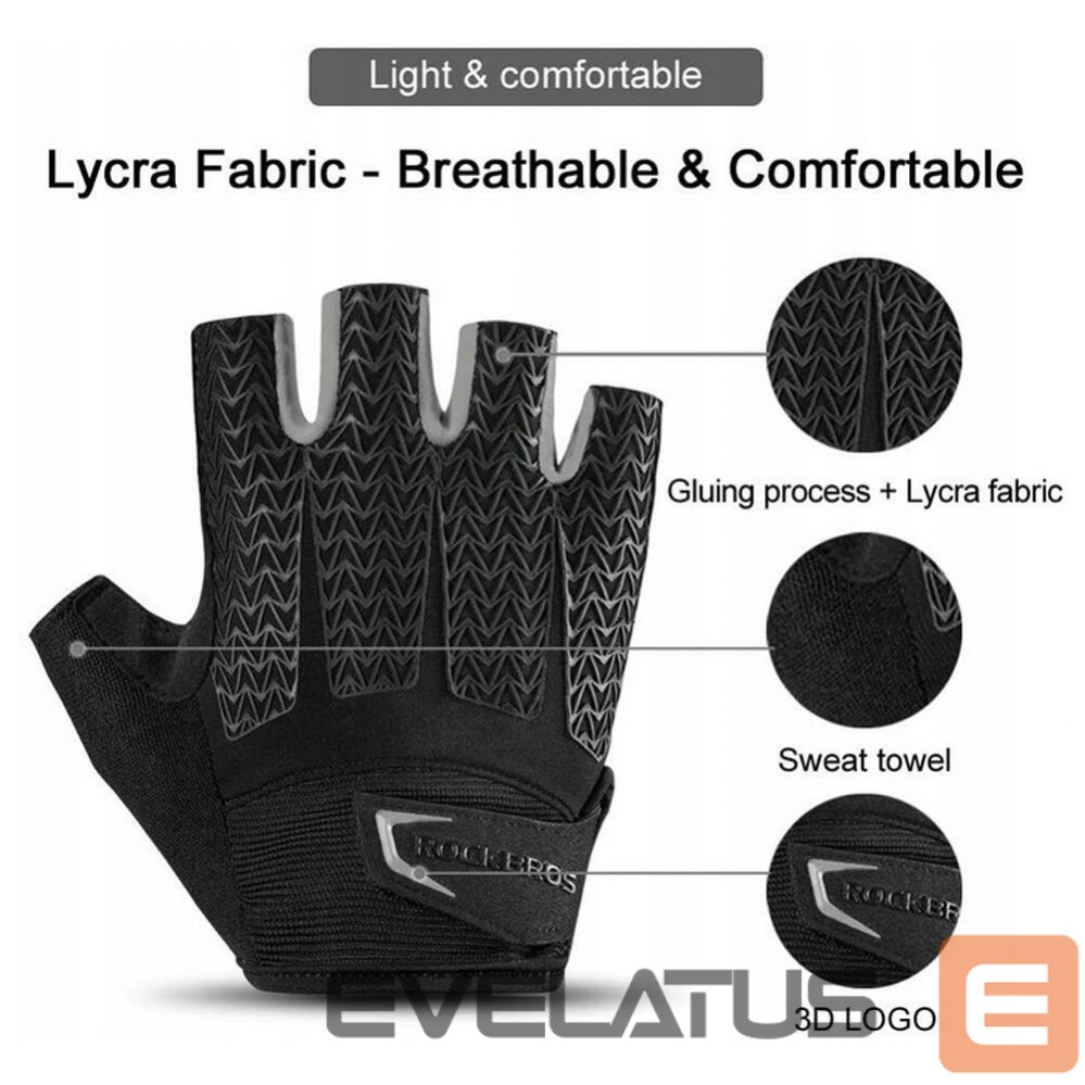 Dviračio priedas Rockbros L \ Black || Gray