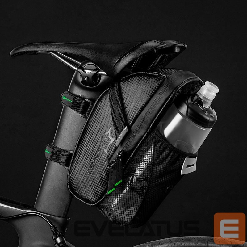 Dviračio priedas Rockbros Rockbros C7-1 waterproof bicycle bag with saddle mounting 1.5l - black
