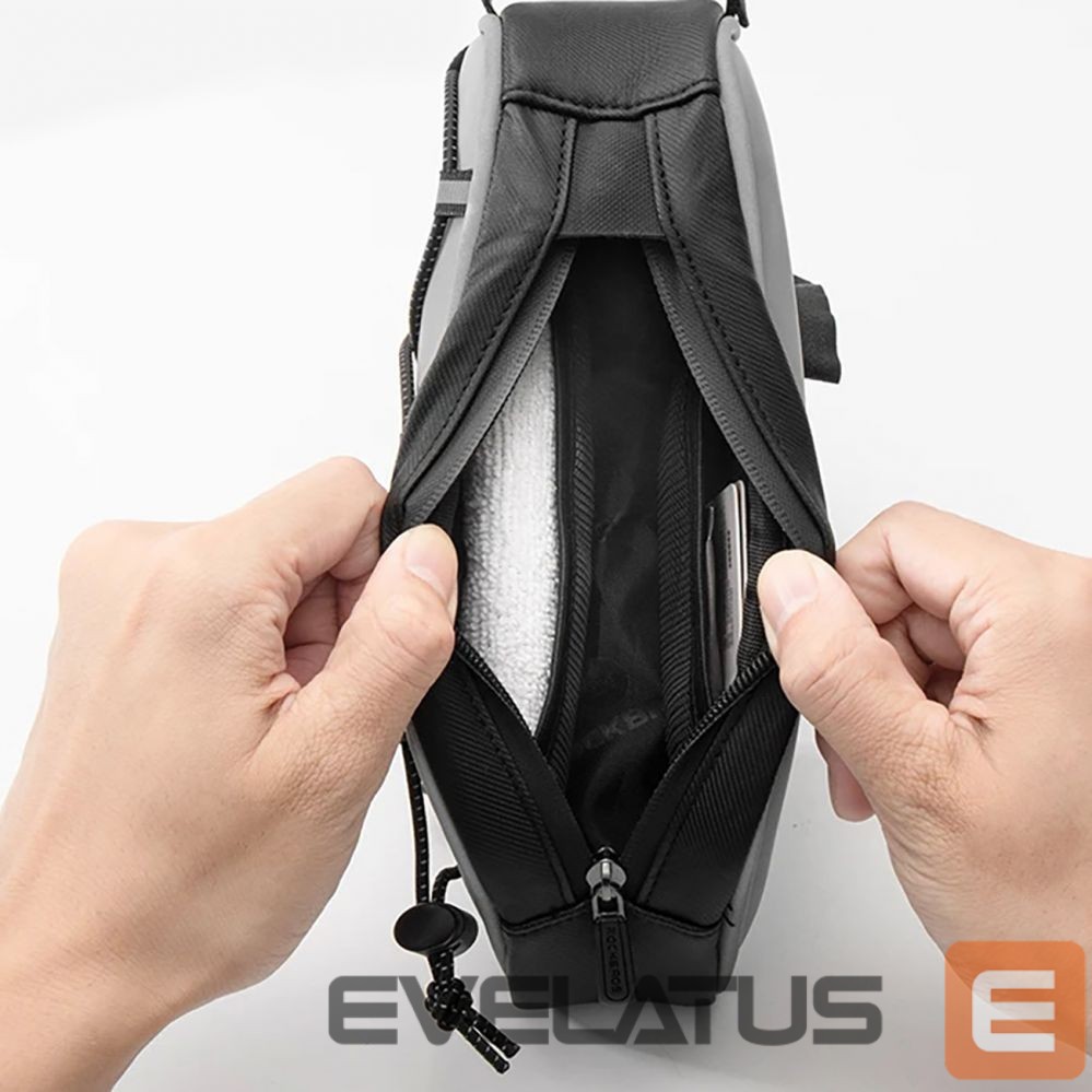 Dviračio priedas Rockbros Rockbros 3012010901 bicycle frame bag 0.9 l - silver
