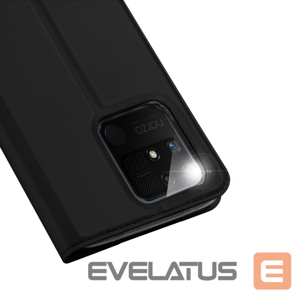 Nugarėlės dėklai Dux Ducis Dux Ducis Skin Pro Holster Cover with Flap Realme Narzo 50A black