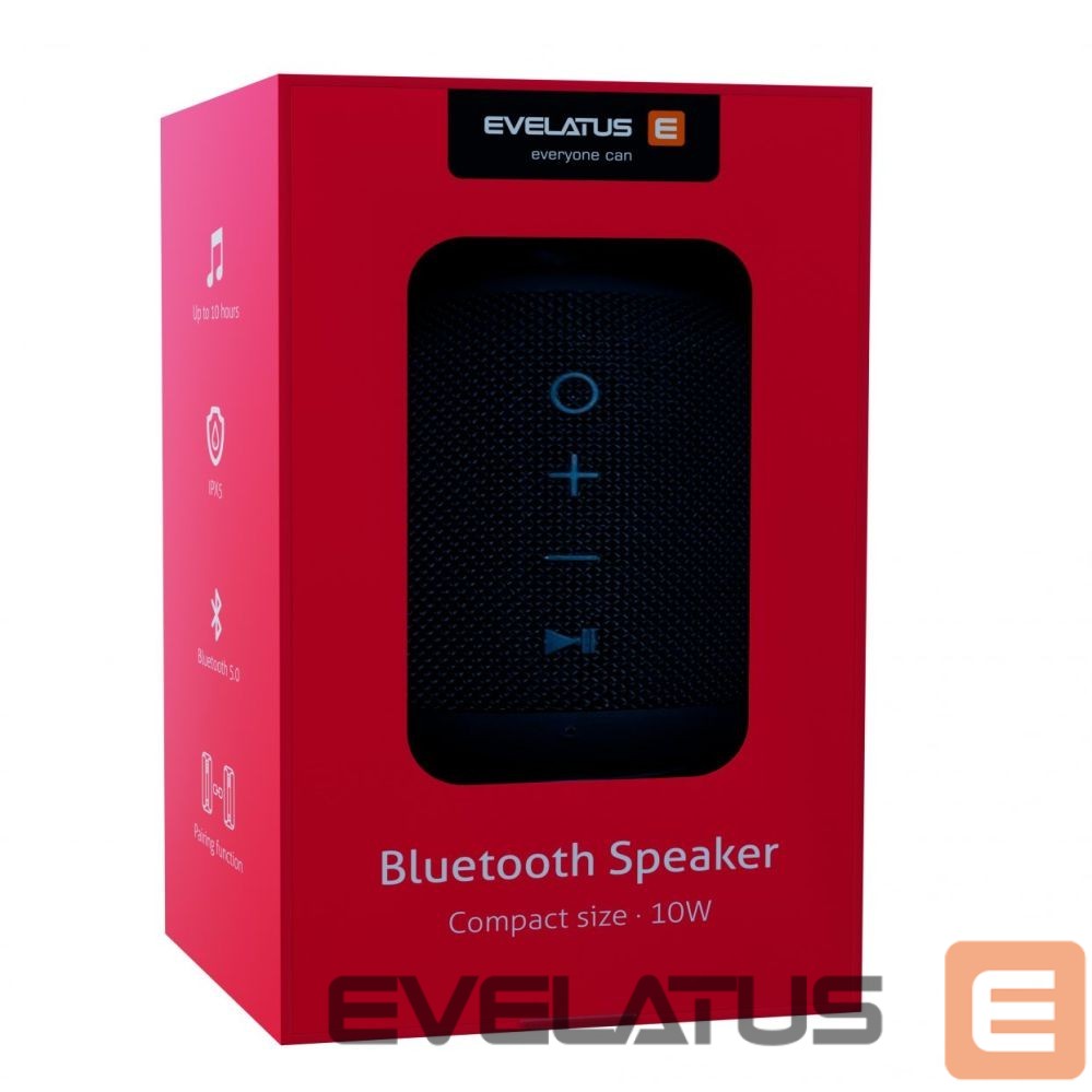 Belaidės kolonėlės Evelatus Evelatus Bluetooth Speaker S size EBS01 Black