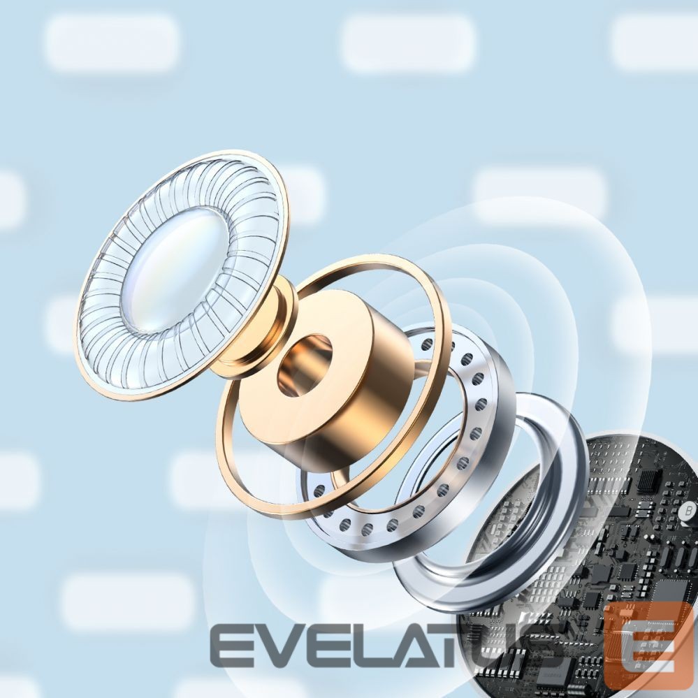 laidiniai garsiakalbiai Joyroom JR-EC06 In-Ear Metal Wired Earbuds 10mm Silver