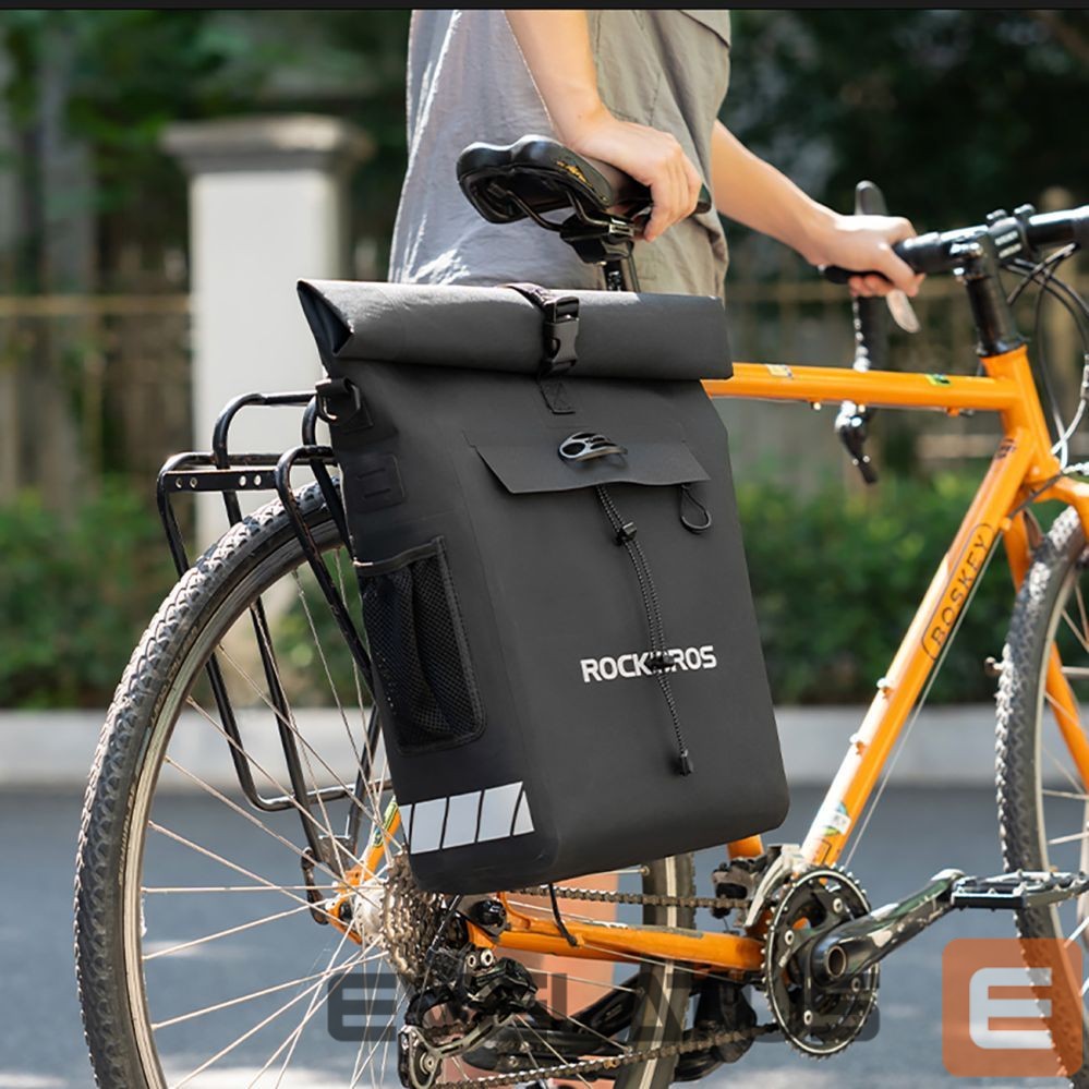 Dviračio priedas Rockbros Rockbros Bike Bag with Backpack Function, Waterproof, with Helmet Attachment 18l - Black