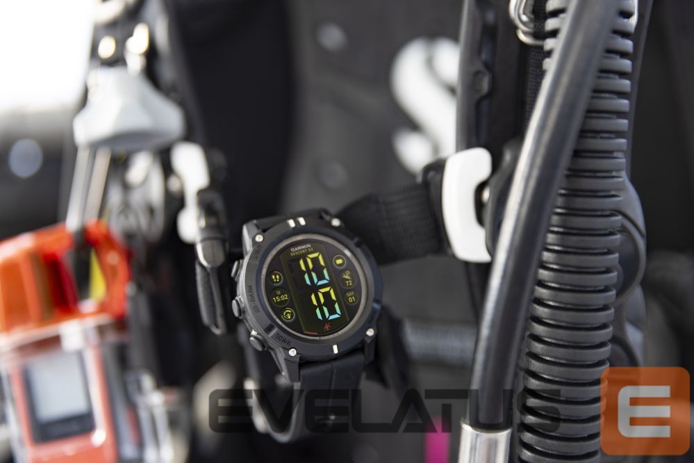 Išmanusis laikrodis Garmin Descent G2 Black with Black Band