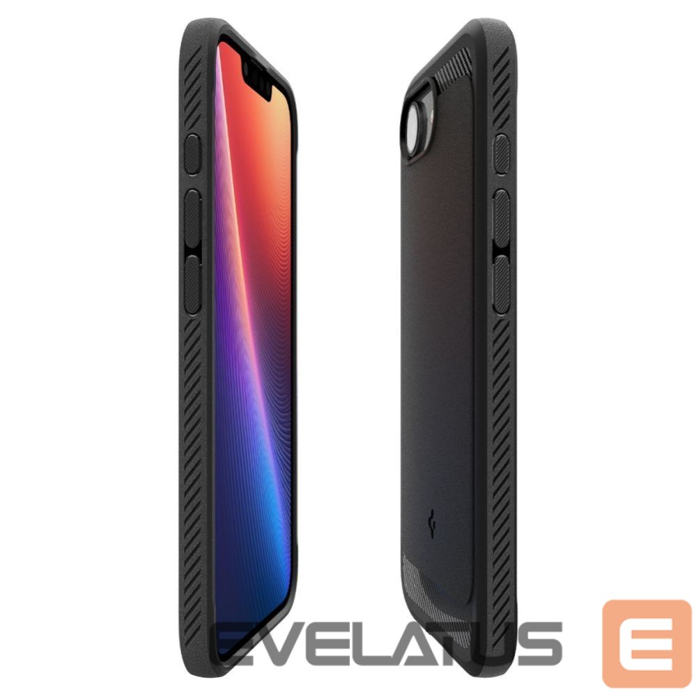 Nugarėlės dėklai Spigen Spigen Rugged Armor MagSafe case for iPhone 16e - black