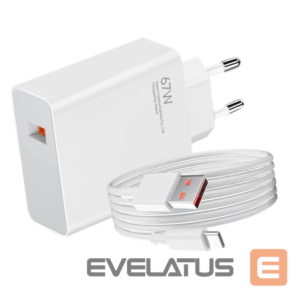 Adapteriai Xiaomi Tech-Protect MC01 UltraBoost Magnetic Charger USB-C Cable 120 cm - white