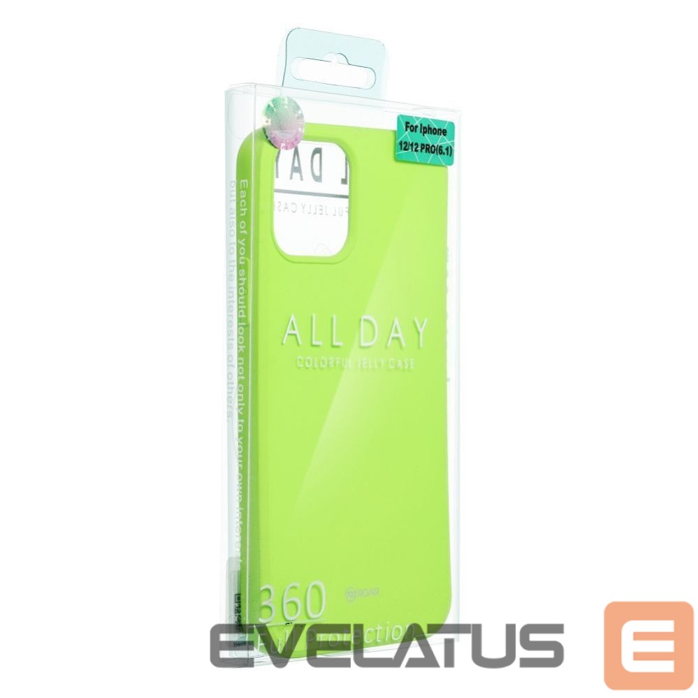 Nugarėlės dėklai Roar - ROAR case ALL DAY COLORFUL JELLY for SAMSUNG A16 5G lime