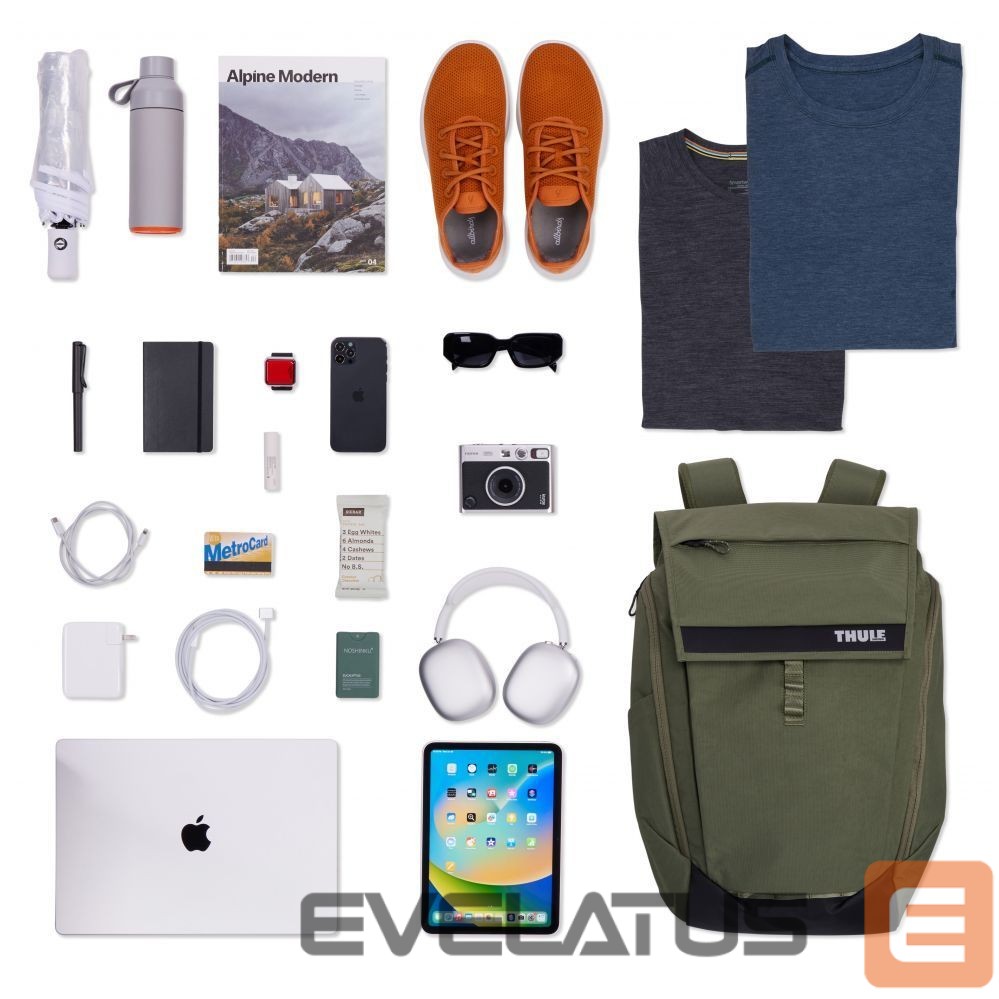 Nešiojamojo kompiuterio krepšys Thule Paramount Backpack 27L - Soft Green