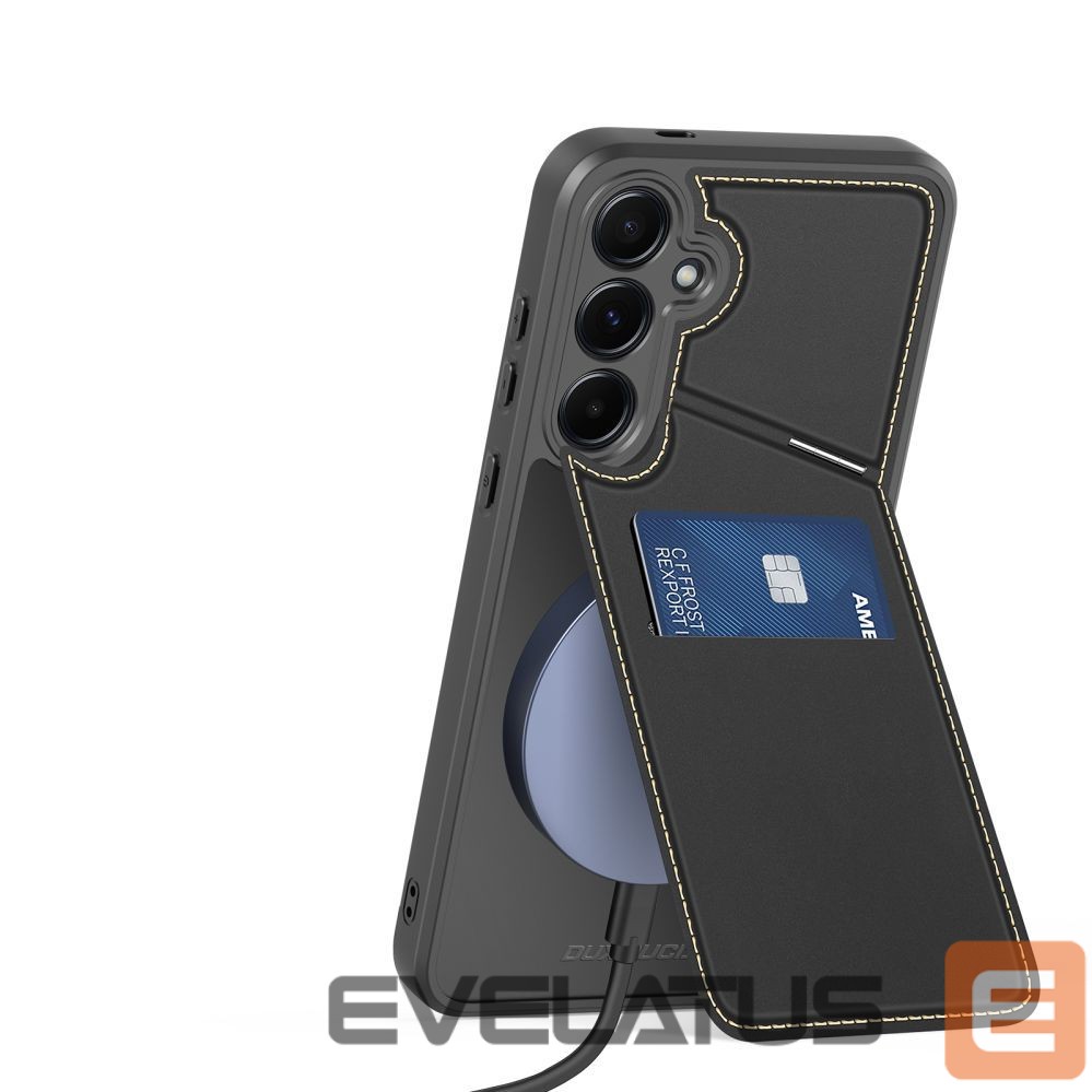 Nugarėlės dėklai Dux Ducis Dux Ducis Rafi II Case for Samsung Galaxy S25+ with Stand and Wallet - Black