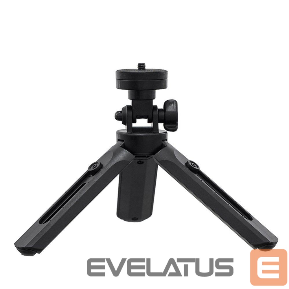 Fotoaparato priedas Hurtel Mini tripod selfie stick holder for phone camera GoPro 16 - 21 cm black