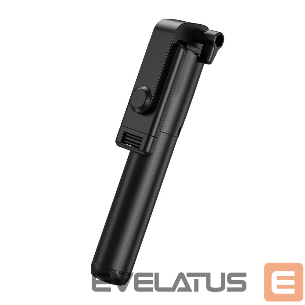 Fotoaparato priedas Hurtel Selfie stick WHS1Y telescopic tripod 1m with phone holder - black