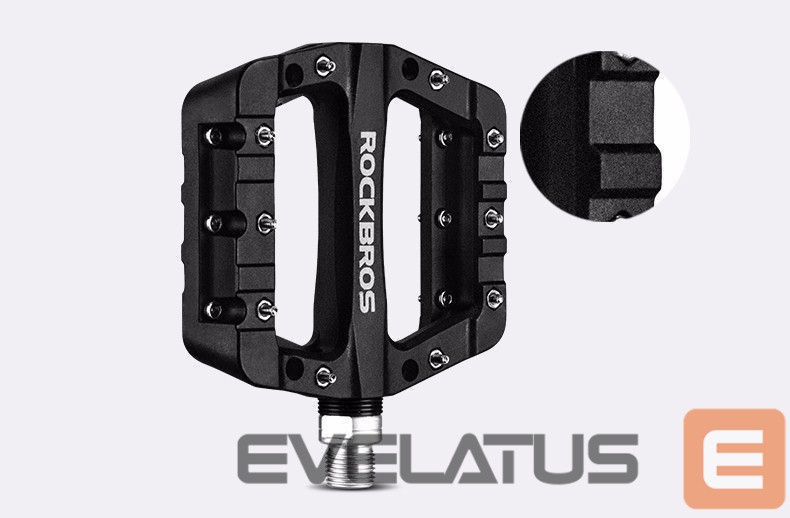 Dviračio priedas Rockbros Rockbros 2017-12CBK Nylon Bicycle Pedal Set - Black