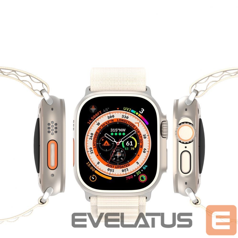 Dirželis Dux Ducis Apple Sport Buckle Strap for Apple Watch 42/44/45/46/49MM Starlight