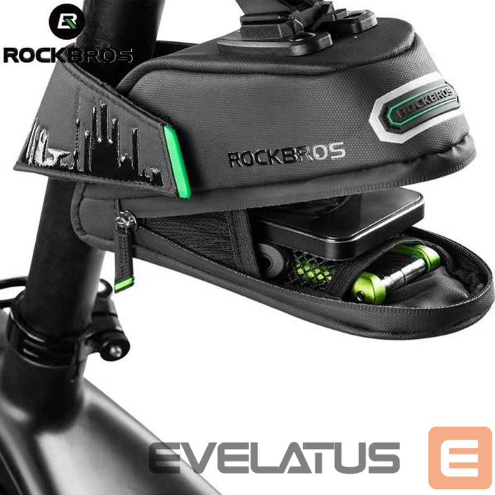 Dviračio priedas Rockbros Rockbros C27-1 bicycle bag under the saddle - black